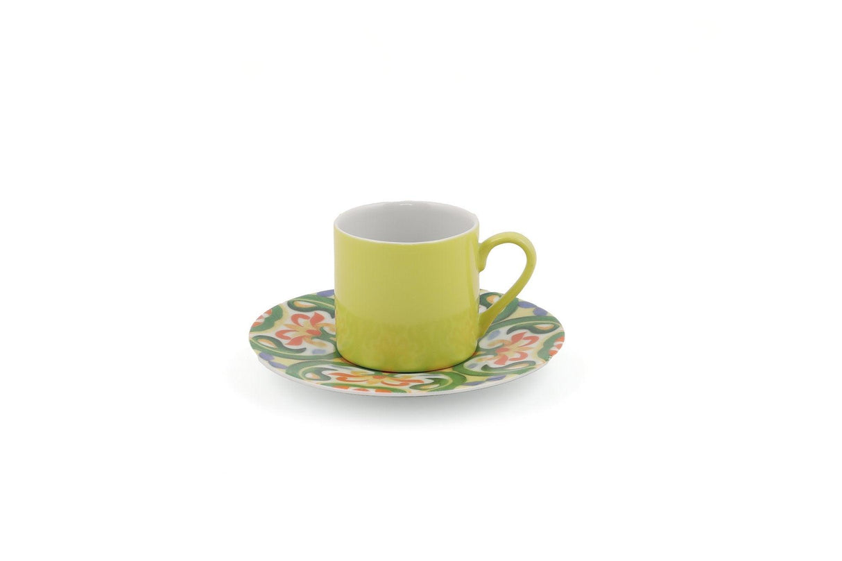 Set cești de cafea, Multicolor, 6x5x6 cm