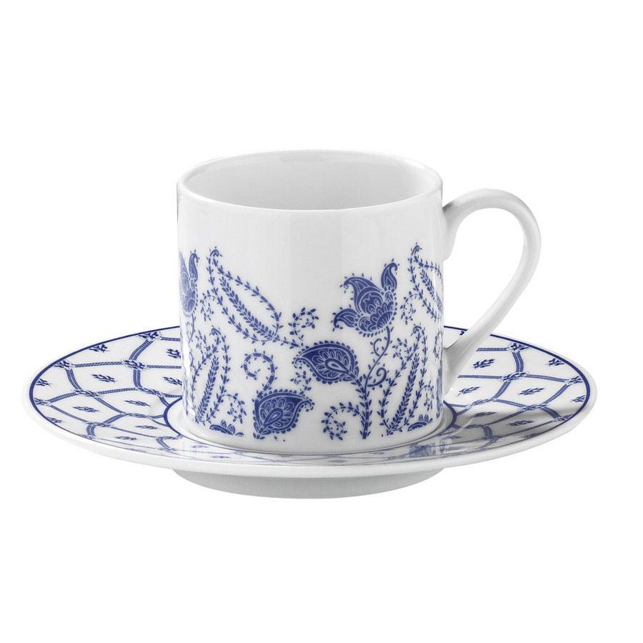 Set cești de cafea True Blue, Alb, 27x7x17 cm