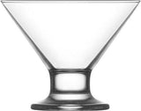 Set cupe pentru inghetata, Transparent, 11x8x11 cm