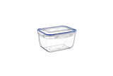 Set cutie de depozitare Storage Box Set   30145, Transparent, 20x12x20 cm