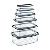 Set cutie de depozitare Storage Box Set   Sweet - Anthracite, Gri, 34x18x34 cm