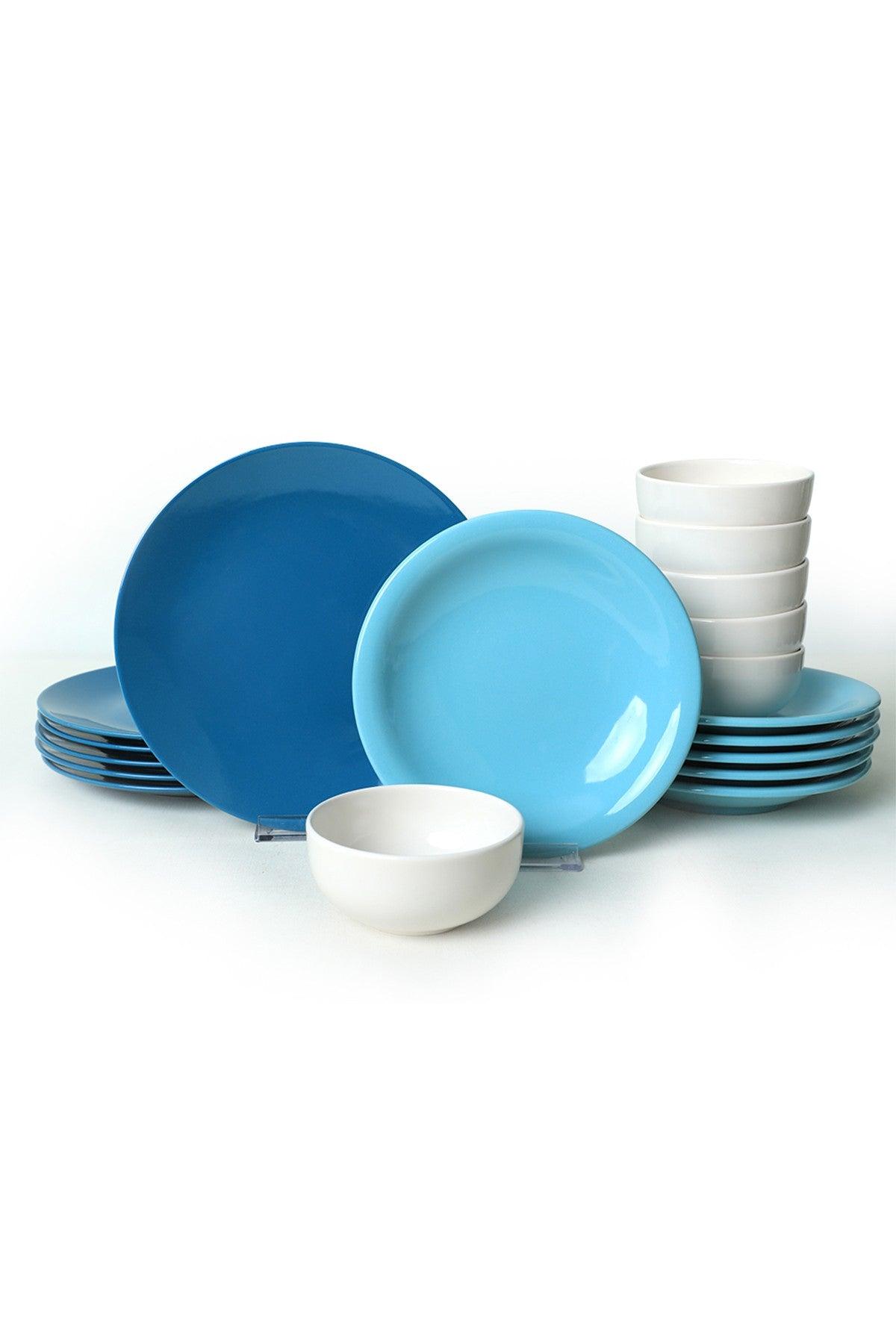 Set de cină din ceramică Mass, Albastru, 26 cm