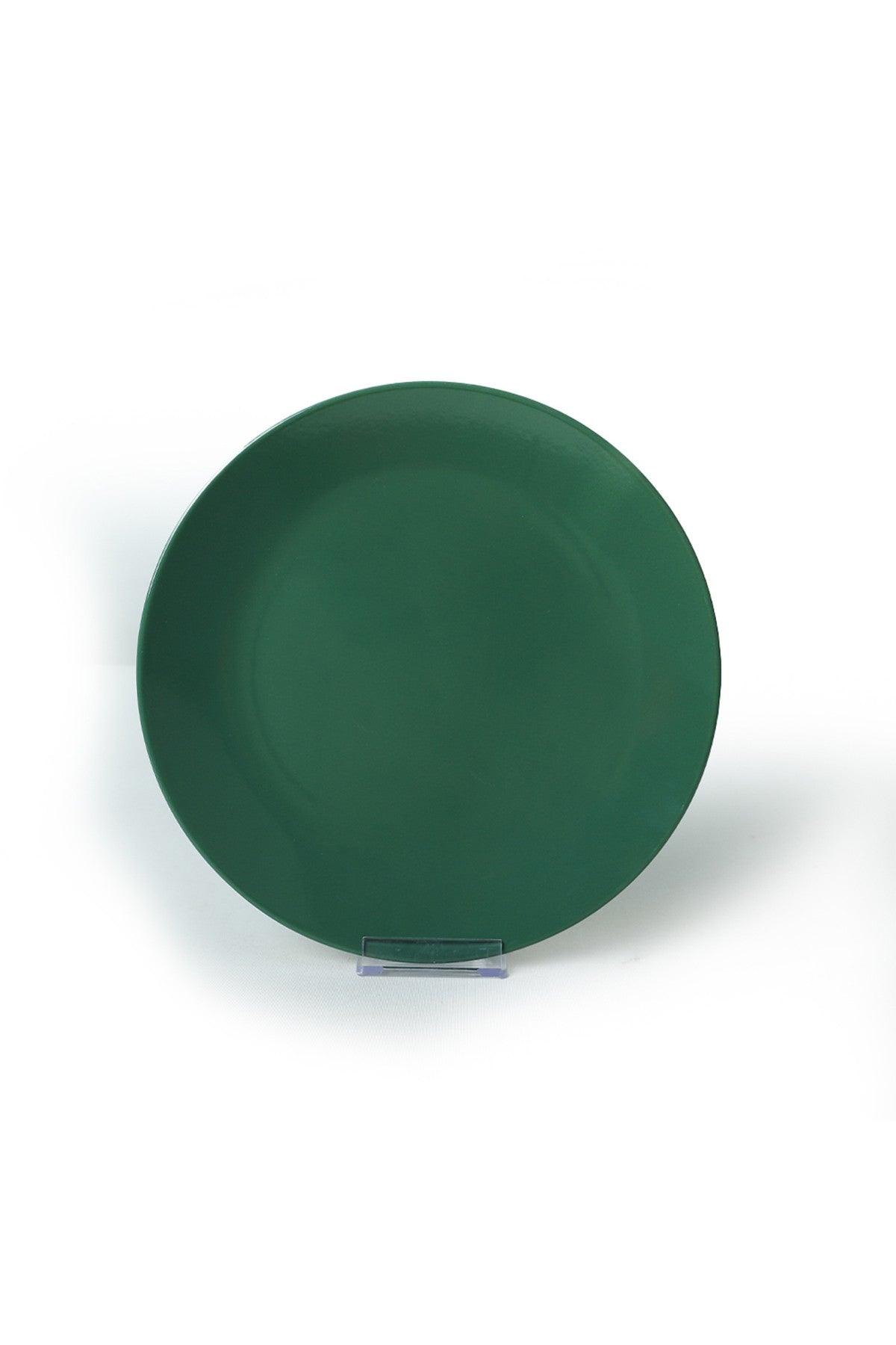 Set de cină din ceramică, Verde, 26 cm