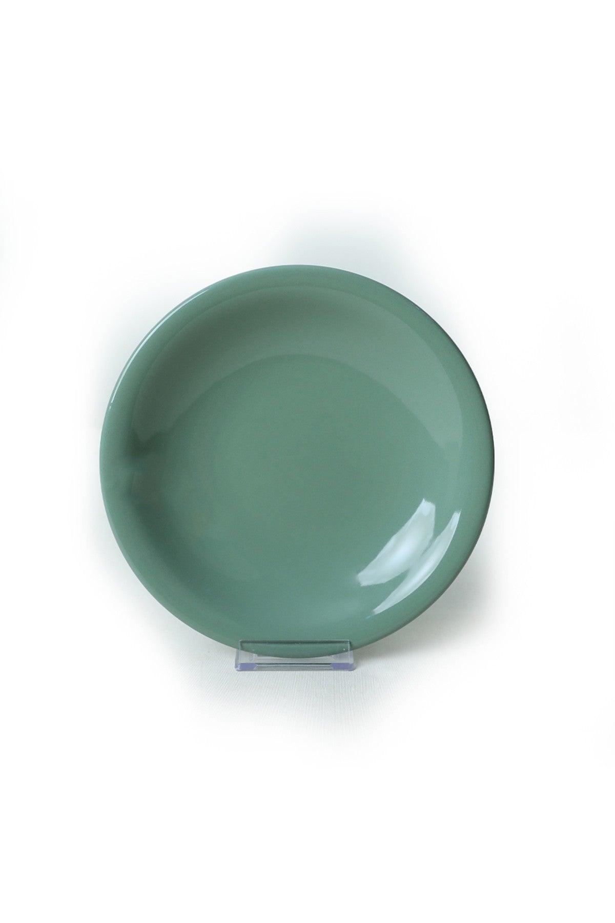 Set de cină din ceramică, Verde, 26 cm