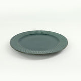 Set de cină din ceramică, Verde inchis, 26 cm