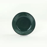 Set de cină din ceramică, Verde inchis, 26 cm