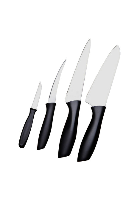 Set de cuțite, Negru, 27 cm