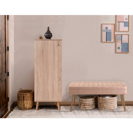 Set de mobilier pentru hol Vegas Sonomo - 200 - 0900 Hallway Furniture Set 1, Sonomo, 105x50x40 cm