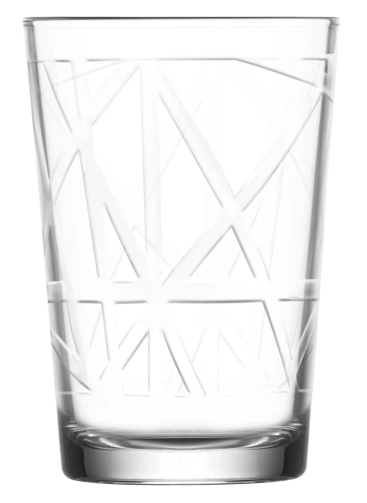 Set de sticlă Glass Set, Transparent, 6. 8 x 6. 8 x 9. 9 cm