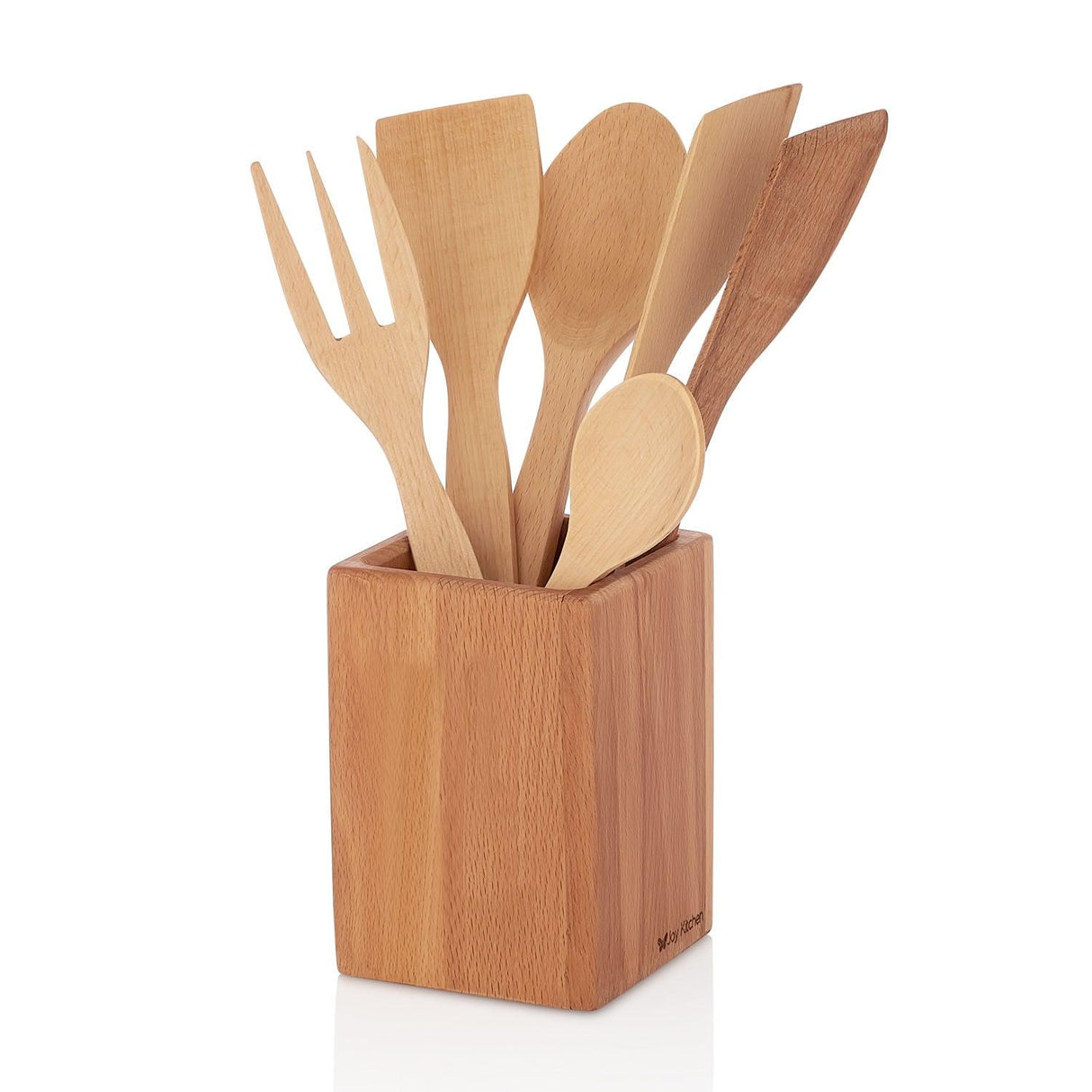 Set de ustensile de bucătărie Kitchenware Set   UP00685, Natural, 13x13x32 cm