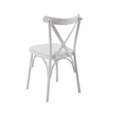 Set masă și scaune (6 bucăți) OLİVER SBT.WHİTE-KARİNA-WHİTE Table & Chairs Set  1, Alb, 77x75x120 cm