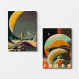 Tablou Canvas (2 bucăți) 2KNV4325, Multicolor, 110x70 cm