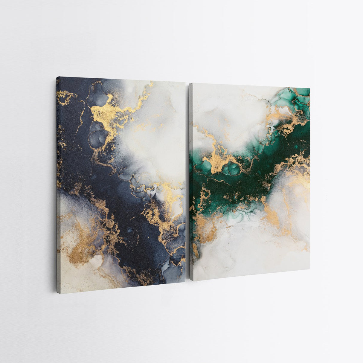 Tablou Canvas (2 bucăți) 2KNV4356, Multicolor, 110x70 cm
