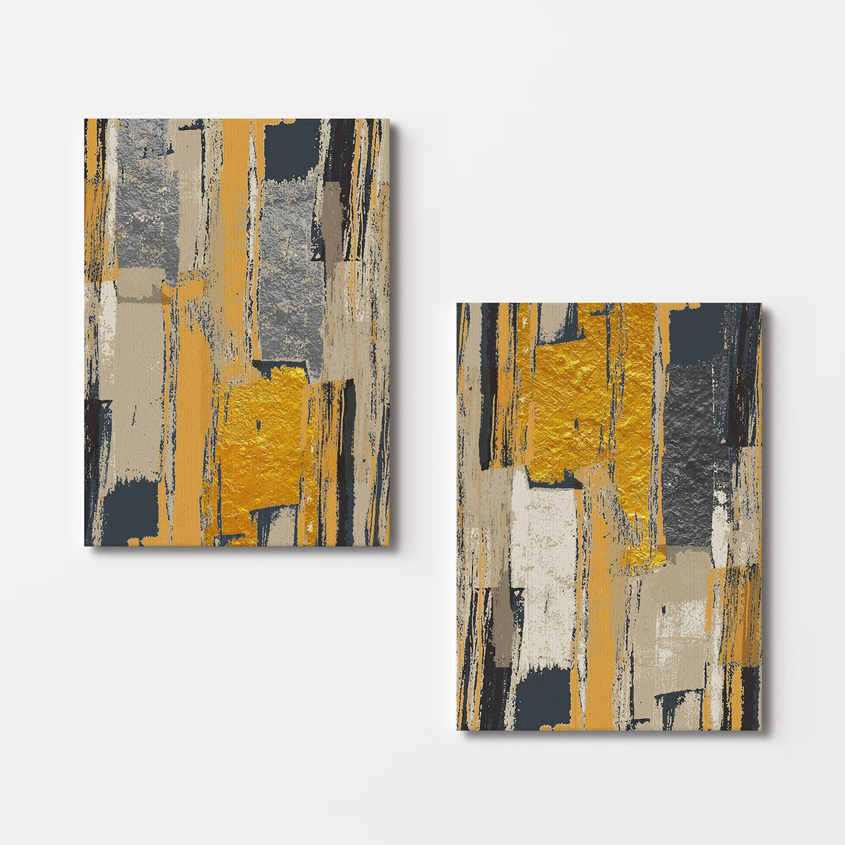Tablou Canvas (2 bucăți) Elegance 6, Multicolor, 110x70 cm
