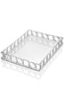 Tavă Tray KRD-659-1-Sade, Transparent, 30.5x5x39 cm