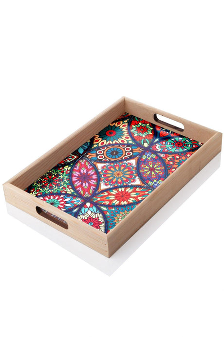 Tavă Tray MLN - Tile-1, Multicolor, 22x11x29.5 cm