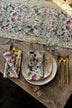Traversă de masă Beige Flower 45 x 150, Bej, 150x45 cm