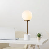 Veioză Globo Table Lamp, Alb