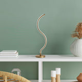 Veioză Snake Table Lamp 13277, Auriu