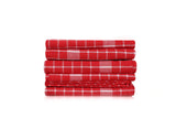 Wash Towel Set (10 Pieces) Küp - Red, Roșu, 65x1x45 cm