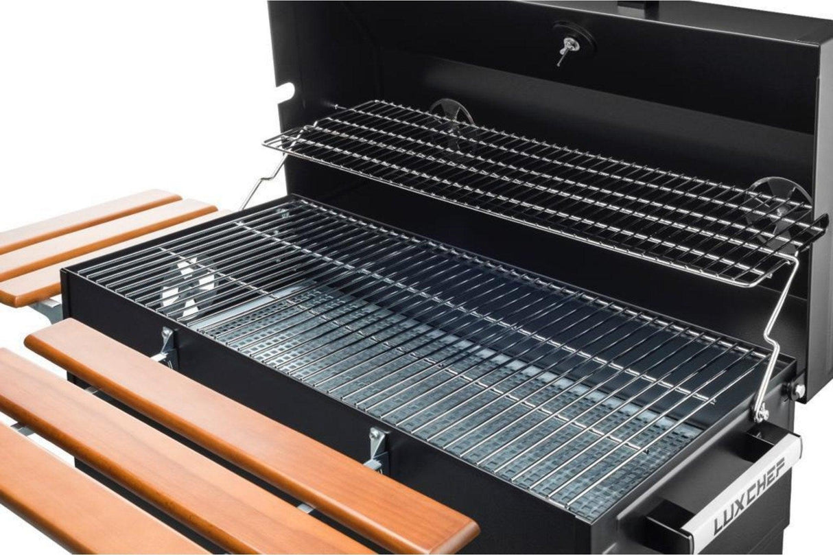 Bbq Grill Barbeque Gratar Nihat, Negru, 70 X 102 X 40 Cm