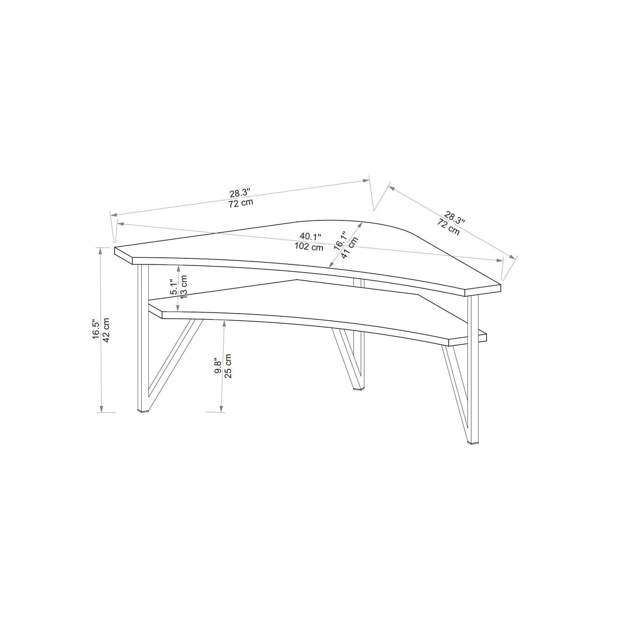 Comoda TV Colt Kiberya, Nuc, 120 x 42 x 41 cm