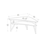 Comoda TV Colt Kiberya, Nuc, 120 x 42 x 41 cm