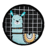 Covoras de Joaca Pentru Copii Cute Llama, Multicolor, 100x2x100 cm