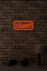 Lampa Neon Closed, Roșu