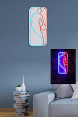 Lampa Neon The Logo Nba Jerry West, Multicolor