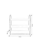 Raft De Bucatarie Hamm cu 3 Rafturi, Stejar, 45 X 42 X 17 Cm