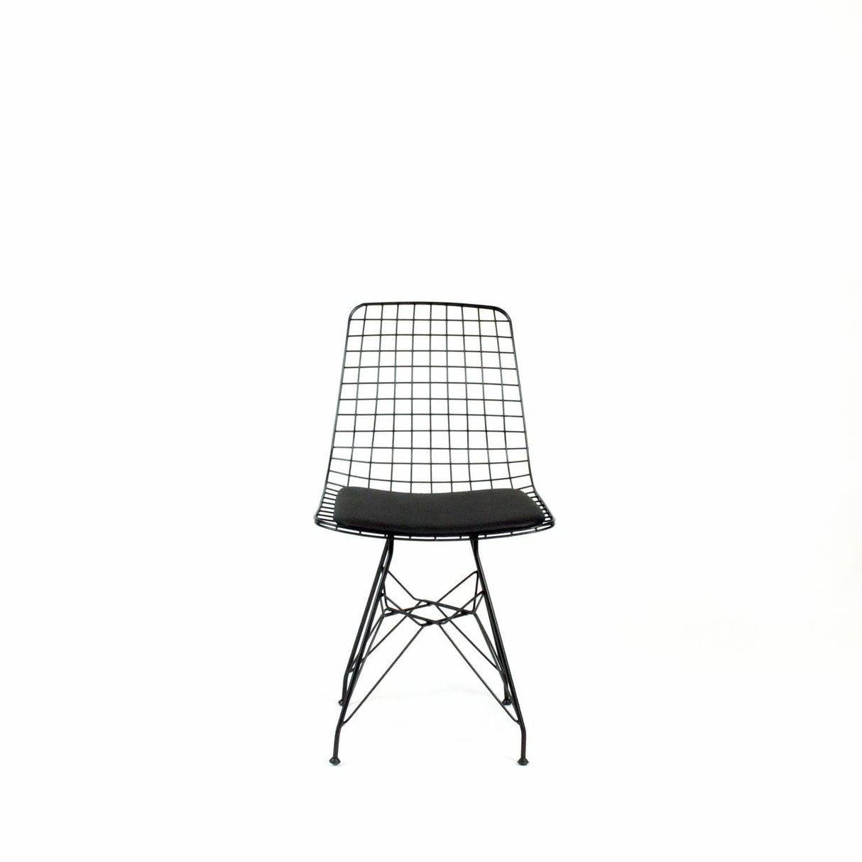 Scaun metal Frame, Negru, 53 x 80 x 51 cm