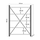 Set De Mobilier De Birou Takim 8, Stejar, 2 piese