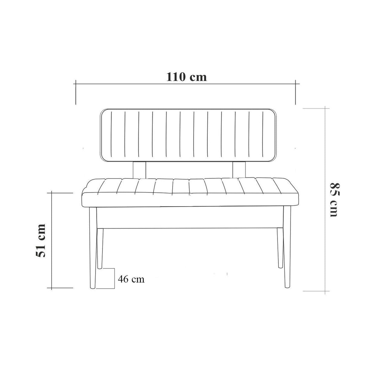 Set Masa Bucatarie și scaune (5 bucăți) Vina 1048, Stejar, 129x75x80 cm