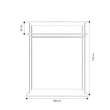 Suport/Stander Umerase Huppe, Auriu, 100 X 170 X 40 Cm