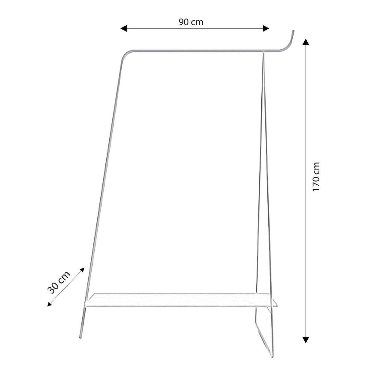 Suport/Stander Umerase Kaiser Albastru, 90 X 170 X 30 Cm