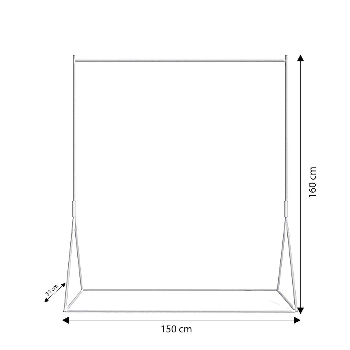 Suport/Stander Umerase Venice Auriu, 150X160X34 Cm