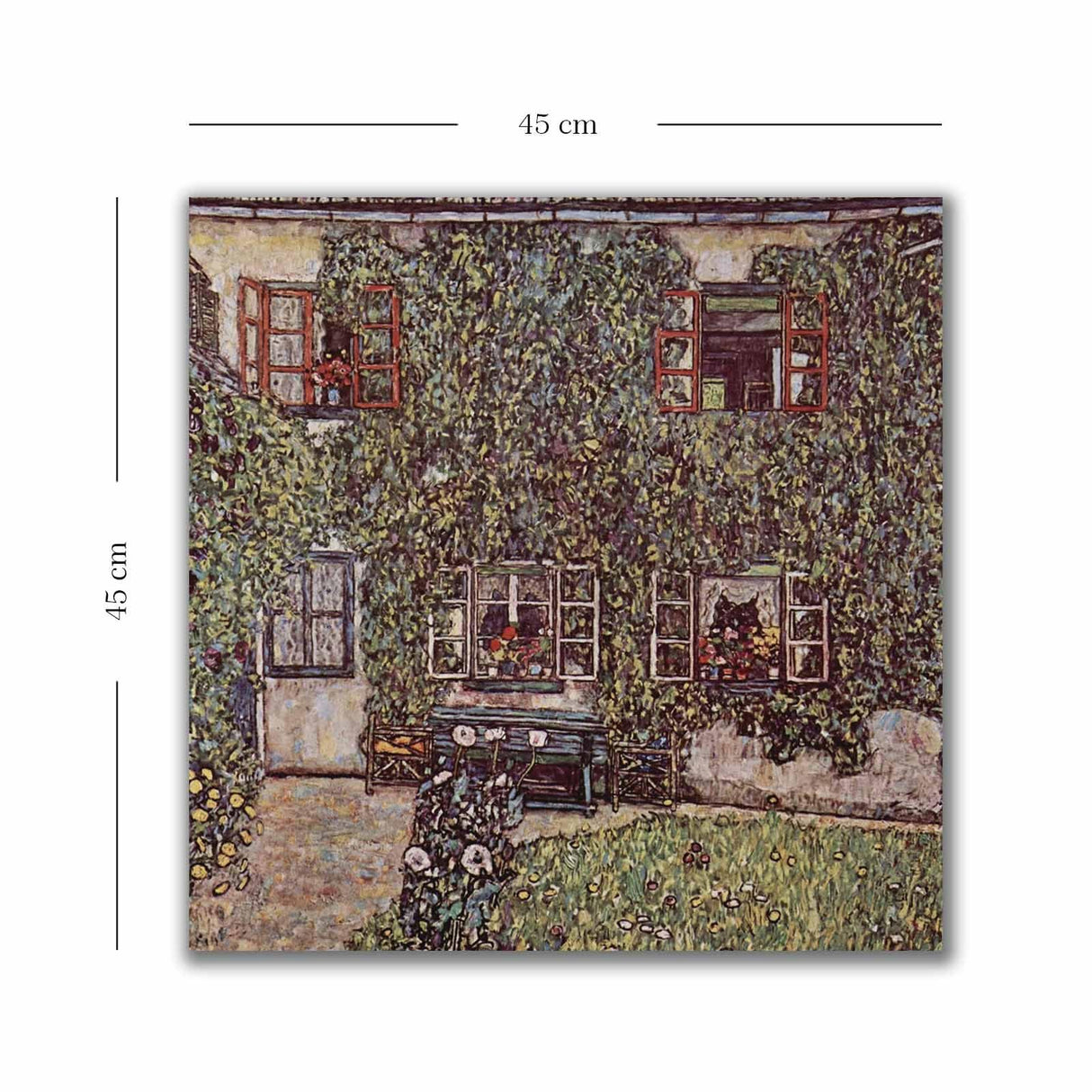 Tablou Canvas 4545KLIMT011, Multicolor, 45x45 cm