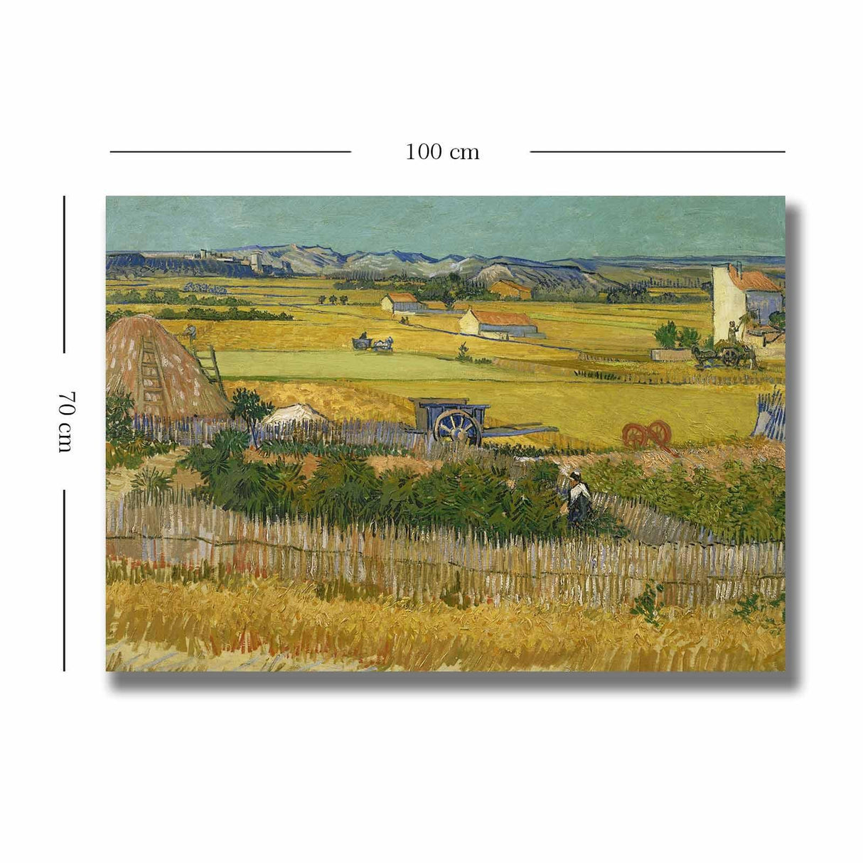 Tablou Canvas Agricultura, Multicolor, 100 x 70 cm